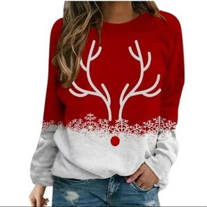 Exclusive Reindeer Graphic Top